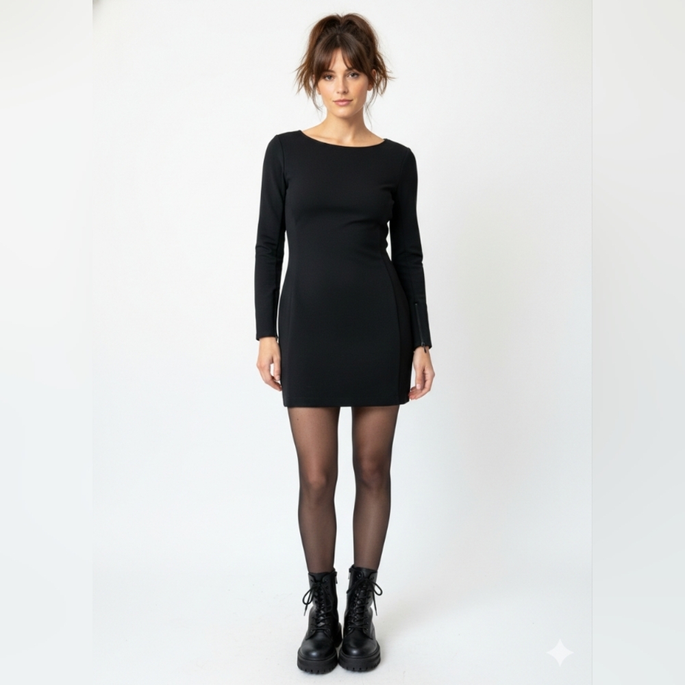 Theory Ka_Ion Pryor Long-Sleeve Sheath Dress